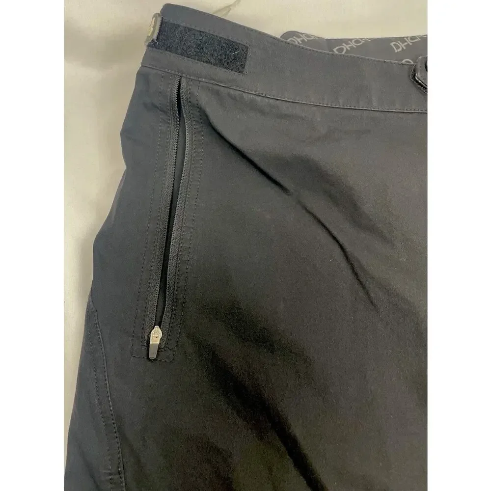 DHaRCO Shorts Mens 38x14 XXL Black MTB Bike Trail Stretch Adjustable Zip Pocket